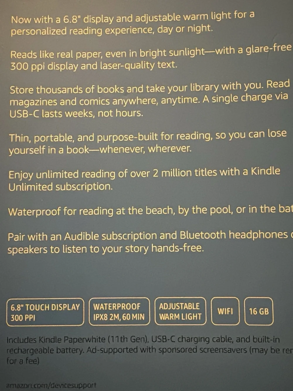 Amazon compact kindle